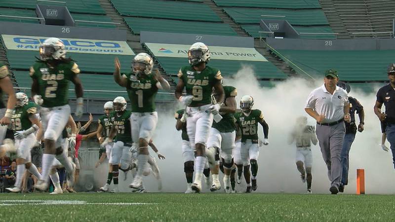 UAB football took on Rice in Conference USA play Saturday night at Legion Field.