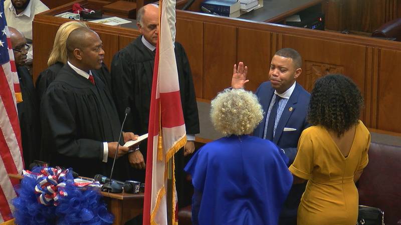 Carr was sworn into office on Wednesday.