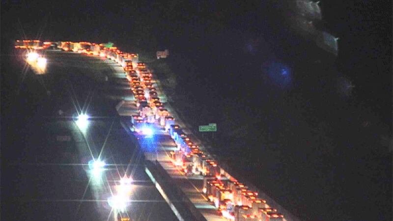 Northbound Interstate 71 is closed past Wilmington Road due to a wrong-way fatal crash and fuel...