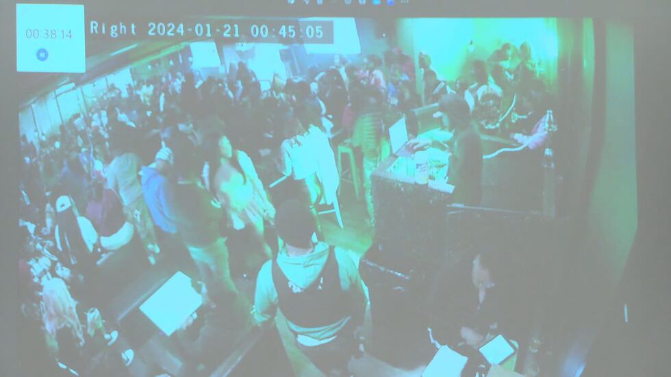 Security camera footage was played during a Tuscaloosa City Council hearing Tuesday.