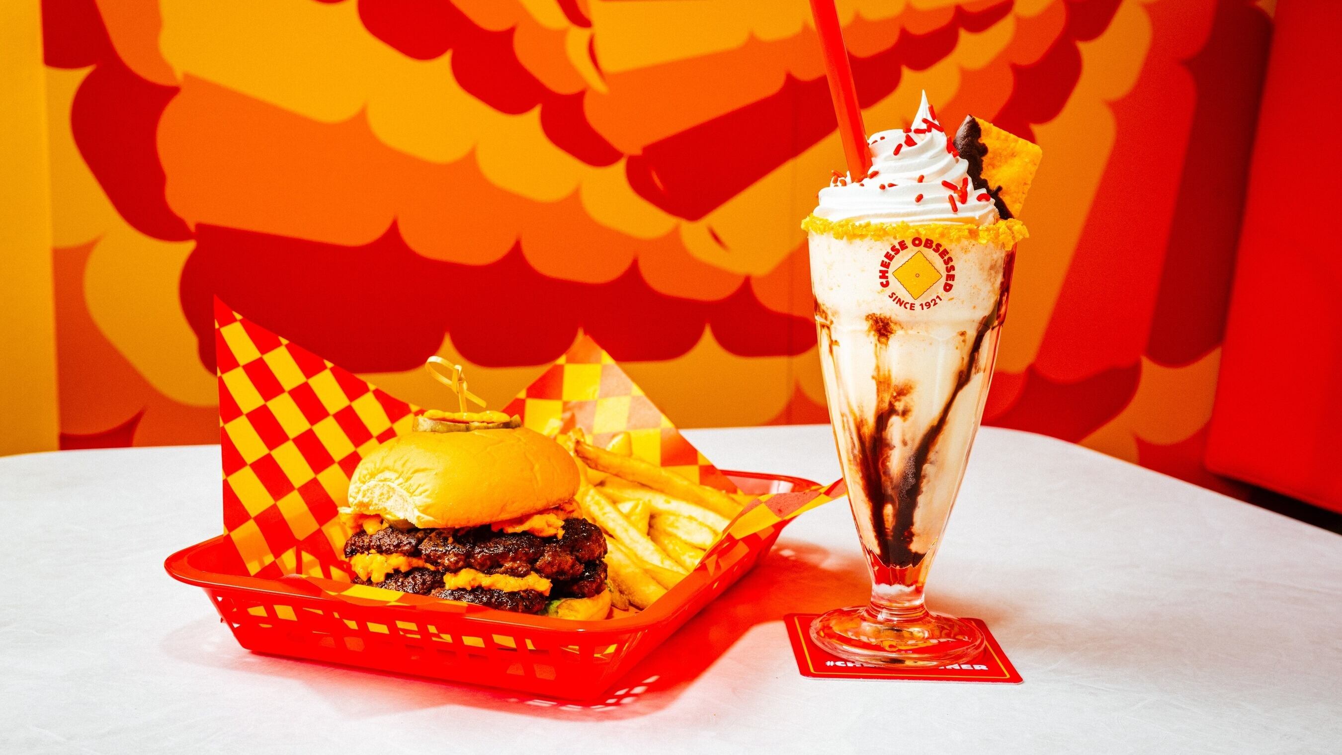Cheez-It opens its own diner featuring Cheez-It menu items, including a milkshake - Vimarsana News